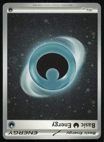 Darkness Energy Holo 2023 Pokemon Scarlet & Violet SVE EN 007 NM/M 🌀2 Swirls!🌀