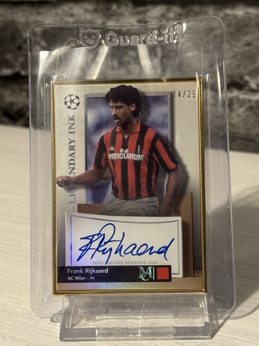 2025 Topps Museum Collection UCC Frank Rijkaard Legendary Ink Framed Auto 14/25