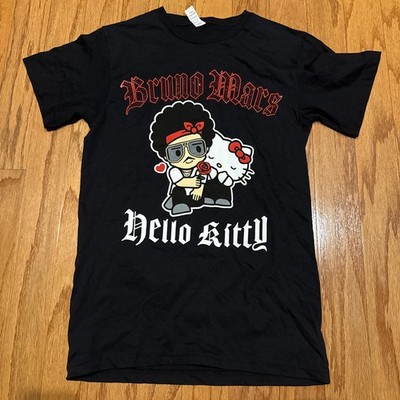 Bruno Mars Tour 2026 T-Shirt Romantic Tour Dates Hello Kitty Shirt Mens Size S