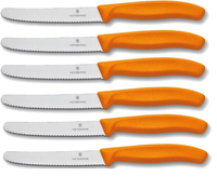 Victorinox Swiss Classic Tafelmesser 6 StüCk Tomatenmesser Orange