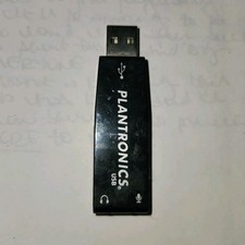 Plantronics USB Adapter -01 USB To Dual 3.5mm Audio Adapter DONGLE ONLY
