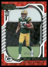 2022 Panini Absolute Romeo Doubs #135 Orange Spectrum /199 Rookie Packers