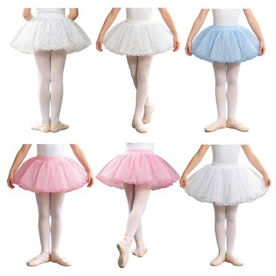 Mädchen Prinzessin Knielang Röcke Niedlich Ballett Mini Tutu Cosplay Ballerina