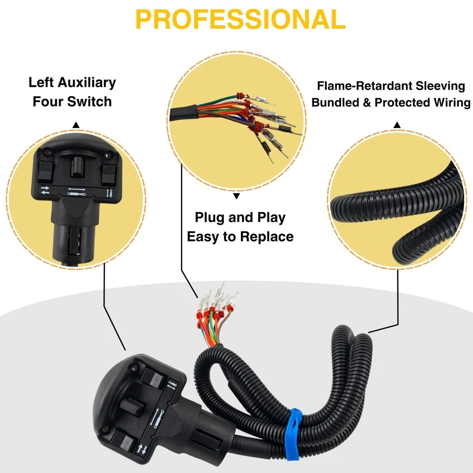 6680419 Manija de interruptor auxiliar izquierda para minicargadora Bobcat S100 S130 S150 Foto 4 de 4