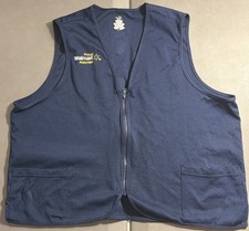 Walmart Proud Associate Unisex Employee Dark Blue Uniform Vest Size 2XL / XXL
