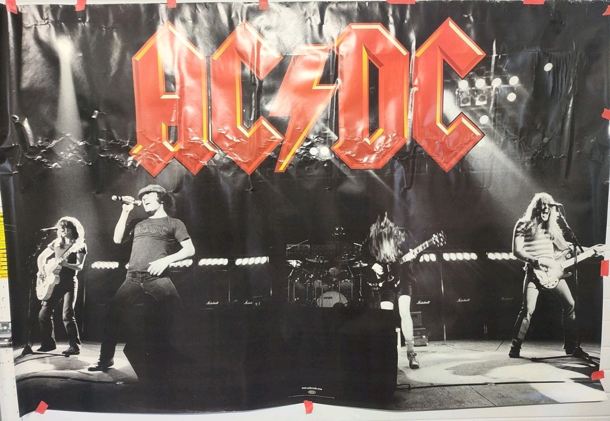 AC/DC Rock Concert Poster Giant 48
