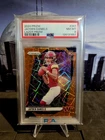 2024 PANINI PRIZM - JAYDEN DANIELS #347 LAZER PRIZM ROOKIE RC - PSA 8