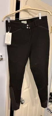 Dover Wellesley Riding Breech Size 28 In Black Brand New!