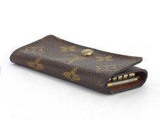 LOUIS VUITTON Key holder Brown beige gold Women M62631 Authentic secondhand