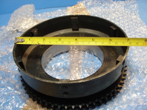 New 37695-41 Harley Davidson 45 Clutch Sprocket & Key Ring Cpt. Clutch Drum - Bild 4 von 6