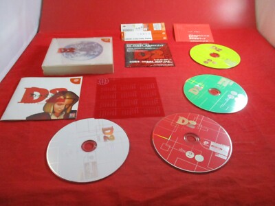 D2 (Sega Dreamcast, 2000) - Japanese Version COMPLETE w/ Case manual 4 discs!