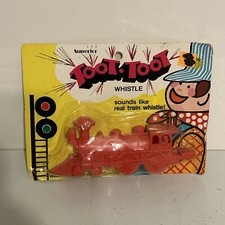 vintage superior toot-toot plastic Train whistle 1976 NEW OLD STOCK