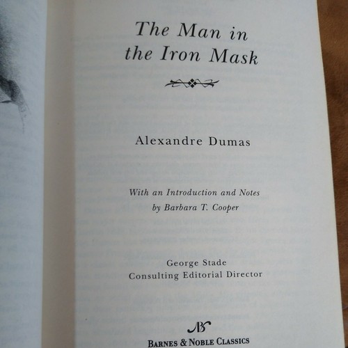 Barnes and Noble Classics Ser.: The Man in the Iron Mask by Alexandre Dumas 2005 - Picture 5 of 12