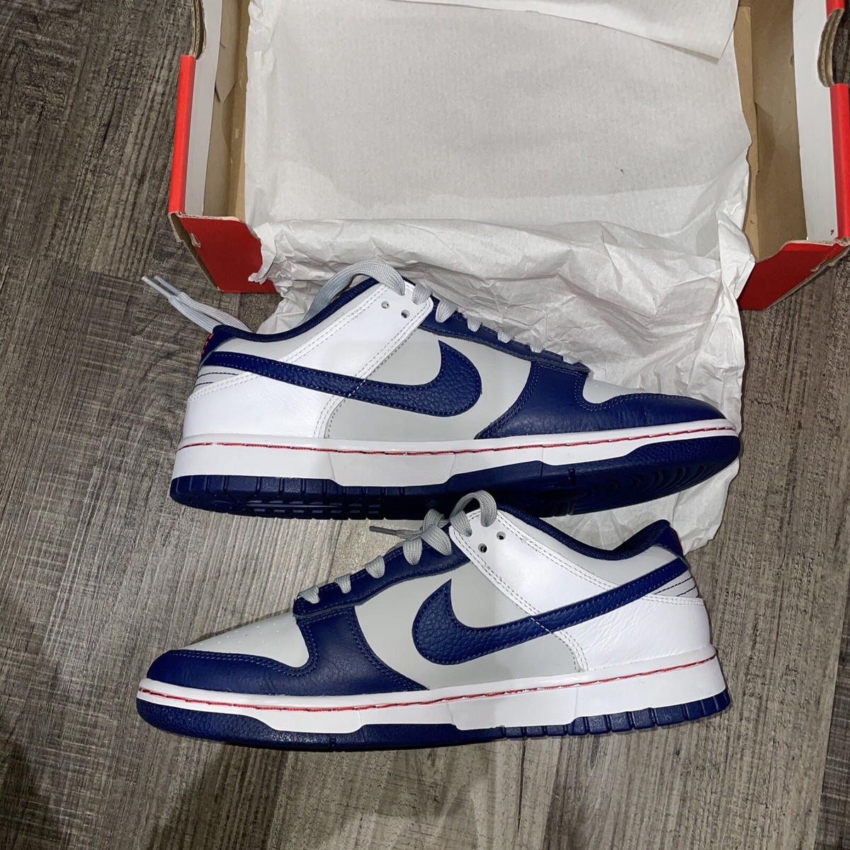 Nike SB Dunk Low EMB 75th NBA Anniversary Brooklyn Nets Men\'s Size 9 New Nike Dunk Low EMB NBA 75th Anniversary Brooklyn Nets  main image 3