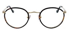 New GIORGIO ARMANI GA145 732 47mm Gold Havana Panto Eyeglasses Frames Only Italy