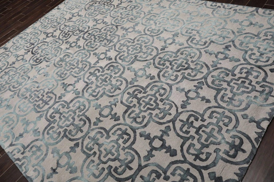 LoomBloom Multi Sizes Gray Transitional Boho Hand Tufted 100% Wool Area Rug - Image 4 of 4