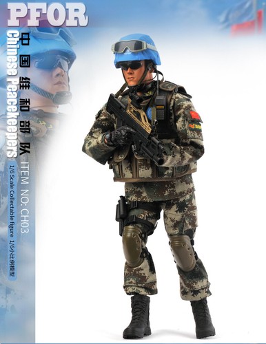 12inch PATTIZ KADHOBBY Peace mission Chinese Peacekeeper Action Figure 1/6 - Picture 6 of 11