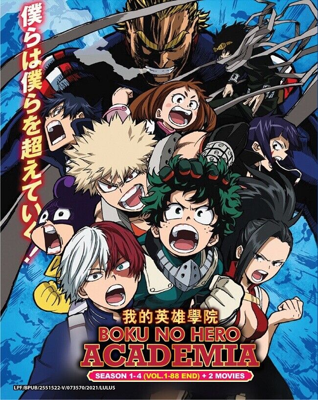 DVD Anime Boku No My Hero Academia Season 4 Series (1-25 end