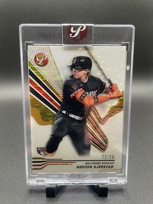2024 Topps Pristine Heston Kjerstad Pristine Gold Refractor Rookie 