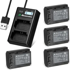 Powerextra NP-FZ100 Battery for Sony Alpha A7 IV & A7iv Camera /USB Charger