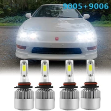 4pc LED Headlight Bulbs Kit 6000K For Acura Integra 1994-2001 High Low Beam Lamp