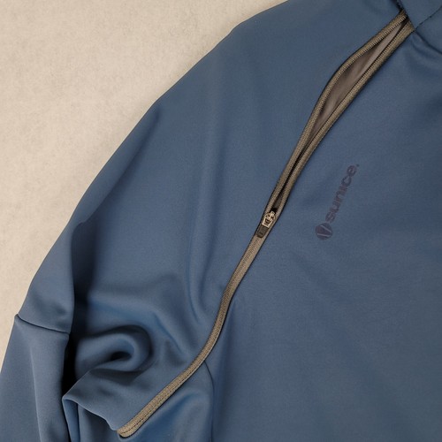 Sunice Golf Jacket Pullover Windbreaker Men XL Blue Zip Hurricane Performance - Picture 8 of 16