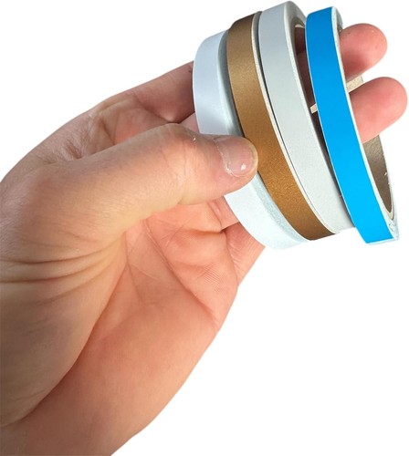 Zierstreifen Überraschungsset aus Überproduktion 2mm-20mm, je 10m Länge 3 Rollen - Picture 6 of 12
