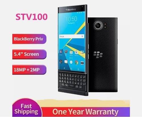 New Sealed BlackBerry Priv STV100 32GB 18MP 4G LTE Unlocked Android Smartphone - Afbeelding 6 van 14