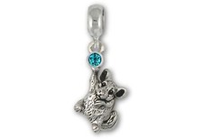 Chinchilla Jewelry Sterling Silver Handmade Chinchilla Charm Slide This Charm Wi