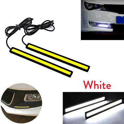 Auto-LED-Leuchten 12 V wasserdichte COB-Streifen-Glühlampe DRL-Nebelscheinwerfer