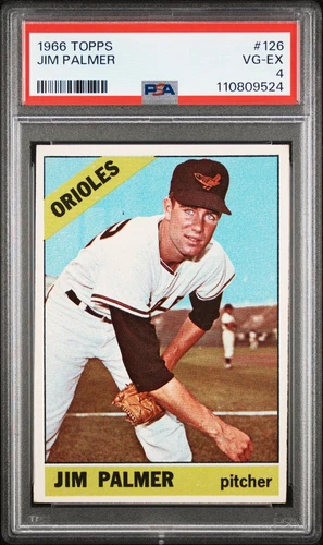 1966 Topps Jim Palmer PSA 4 Great Eye Appeal #126 Baltimore Orioles HOF RC
