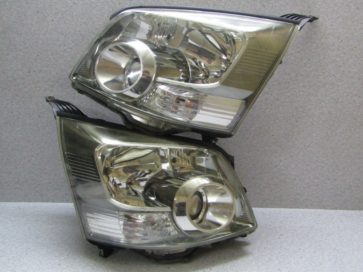 2007 2010 JDM TOYOTA NOAH ZZR70 SILVER CHROME PROJECTOR HID
