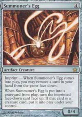 1x Summoner's Egg MTG - Fifth Dawn - Moderate Play