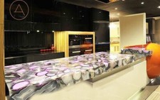 Natural Agate Geode Counter Slab Top, Agate Bar Counter Slab Top Table Furniture