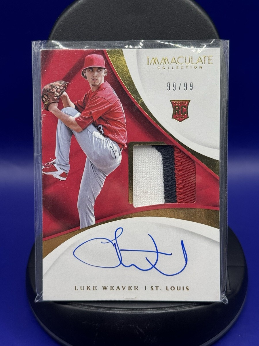 Yankee 2017 Panini Immaculate 99/99 Luke Weaver #121 Rookie Patch 