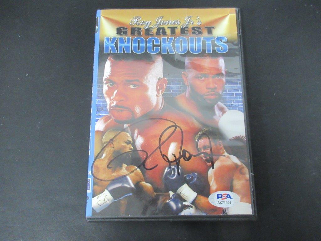 Roy Jones Jr. Signed Greatest Knockouts DVD Cover Autograph