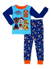 Paw Patrol 2 PC Long Sleeve Tight Fit Cotton Pajama Set Boy Size 5T