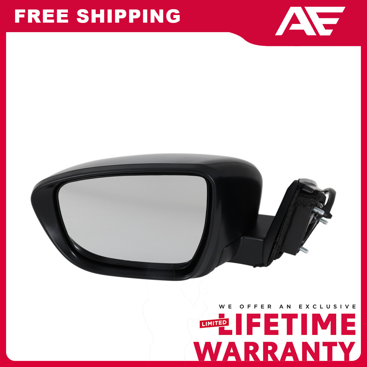 Mirror Paintable Power Driver Side For 2017-2022 Nissan Rogue Sport