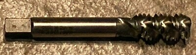 1/2-13 2B +.0025 3 FLUTE FAST SPIRAL BOTTOM TAP, HY-PRO , NEW