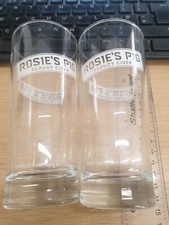 Rosies Pig Cloudy Cider Half Pint Glass X2 (Westons Cider) JUST £6.39 FREE POST