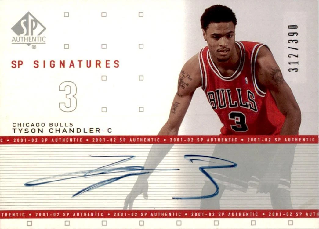 Tyson Chandler Basketball Rookie Sports Trading Cards