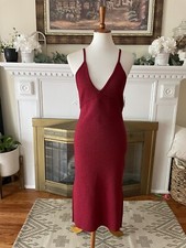 NWT Nasty Gal red Sleeveless Sweater dress Large