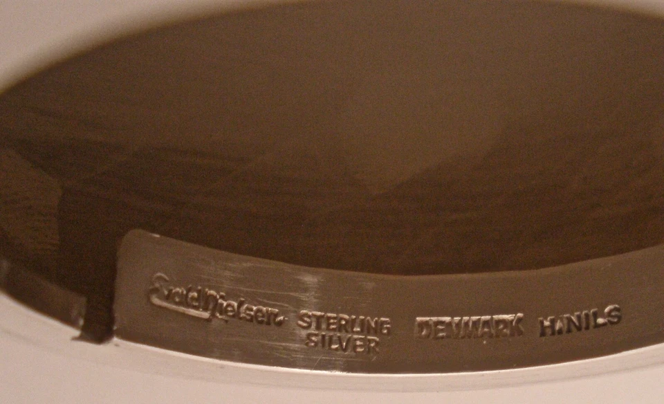 PRECIOSA COCTELERA DE AZÚCAR MODERNA DE MEDIADOS DE SIGLO ESTERLINA EVALD NIELSEN C. 1950 Foto 4 de 4