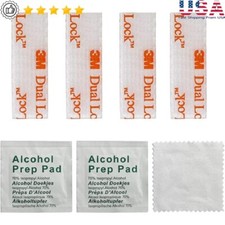 EZ Pass Toll Tag Mounting Kit 4 Pcs Reclosable Fastener Adhesive Dual Lock Tape