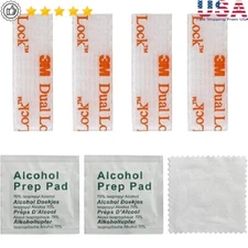 EZ Pass Toll Tag Mounting Kit 4 Pcs Reclosable Fastener Adhesive Dual Lock Tape