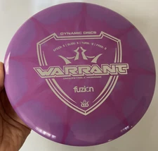 Dynamic Disc Fuzion Burst Warrant HTF Rare Golf Midrange Latitude 64 OOP 177g