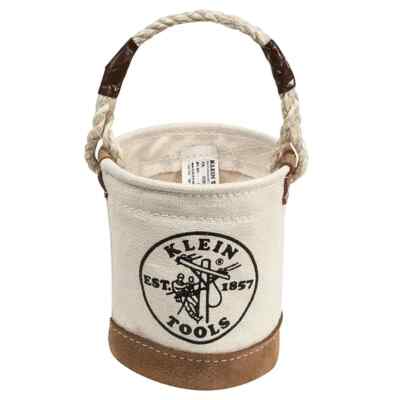 Klein Tools 5104MINI Leather-Bottom Mini Tool Bucket, NEW