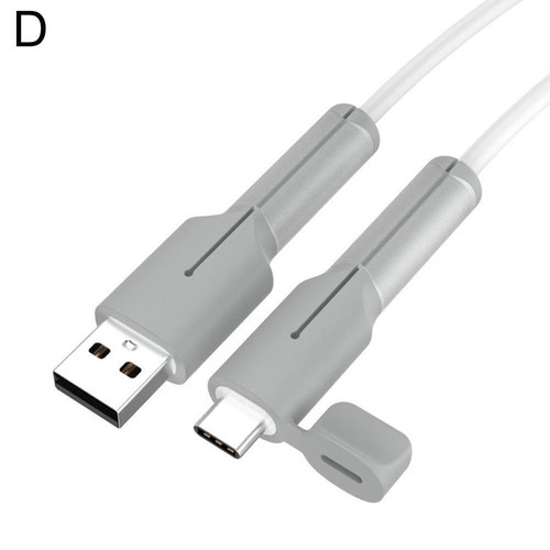 .UK-1pcs For Mirco/Type-c Data Cable Interface Protective Cover U6W4 - Photo 14/20