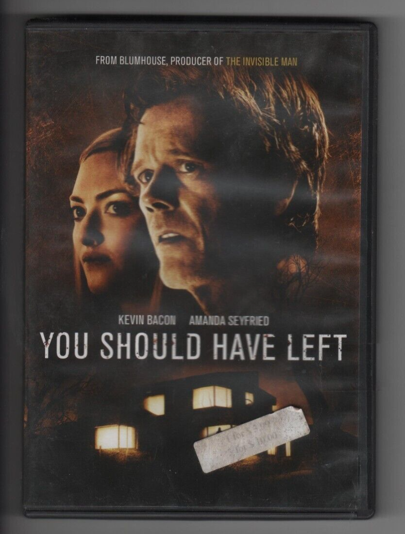 YOU SHOULD HAVE LEFT KEVIN BACON AMANDA SEYFRIED TESTED DVD 2020