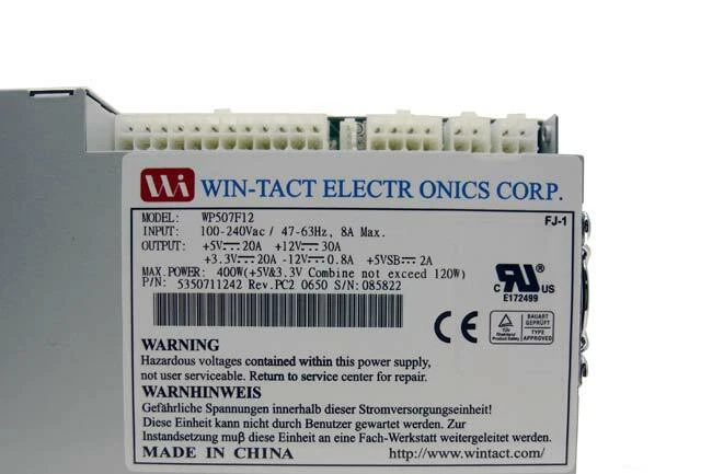 Win-Tact WP507F12 P/N: 5350711242  - Image 3 of 4